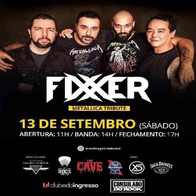 FIXXER METALLICA TRIBUTO - A ENERGIA DO METAL NO ROOFTOP GALERIA DO ROCK!